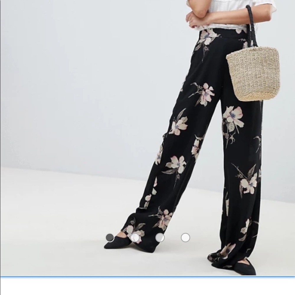 Vila wide leg pants size M